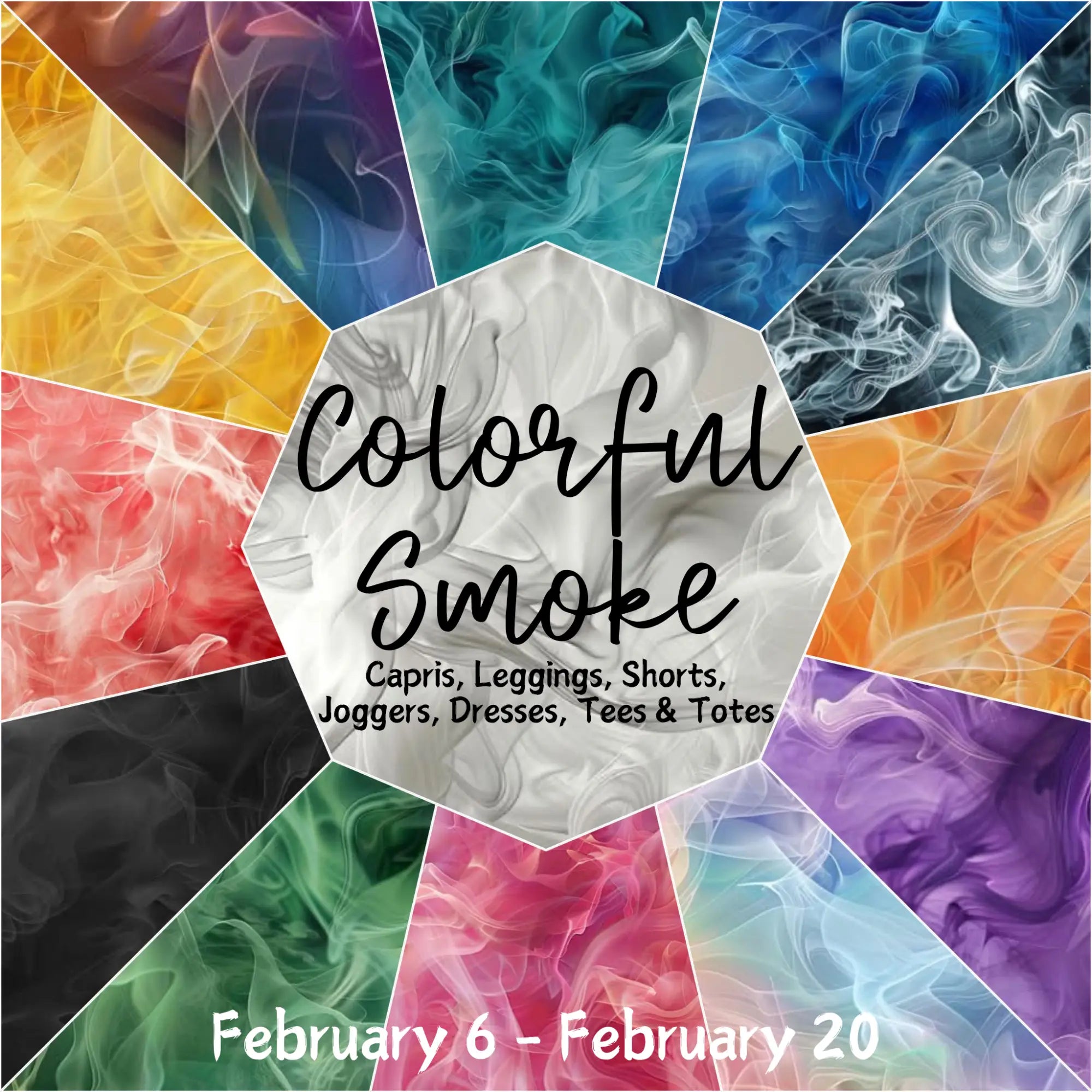 Preorder Custom COLOURFUL SMOKE Collection - Closes 20 Feb