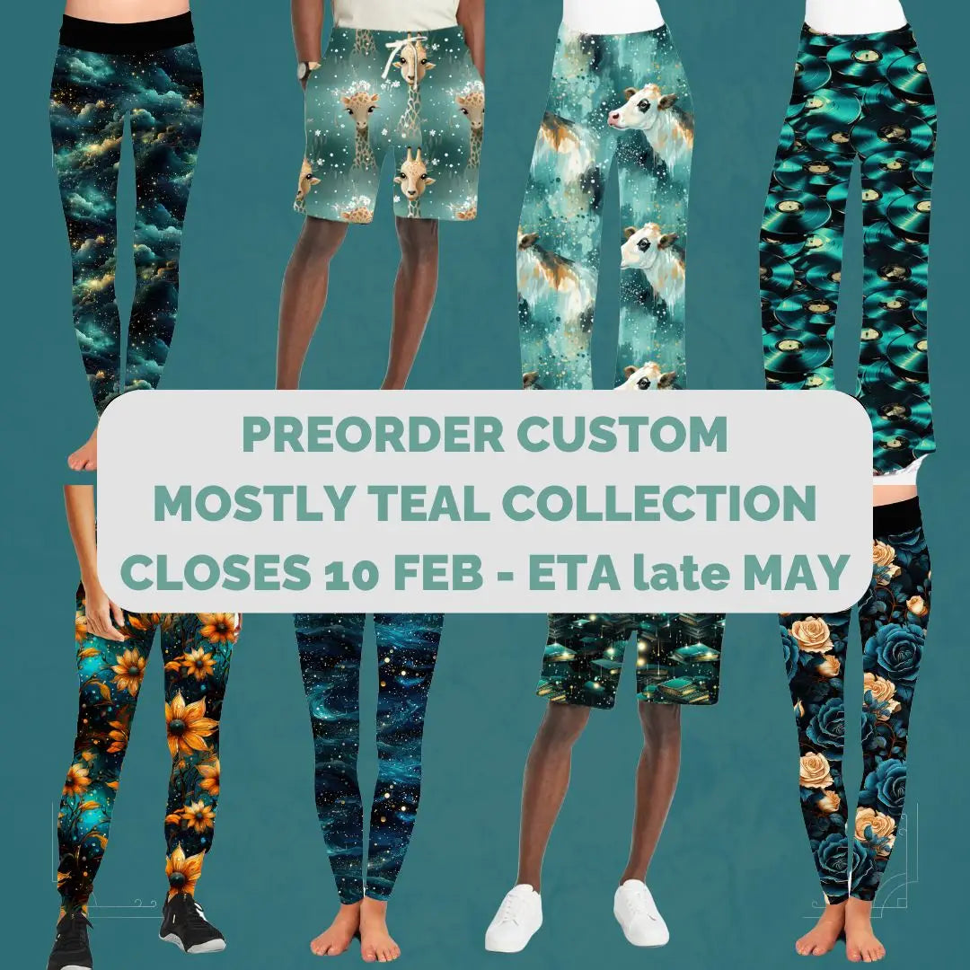 Preorder Custom MOSTLY TEAL Collection - Closes 10 FEB