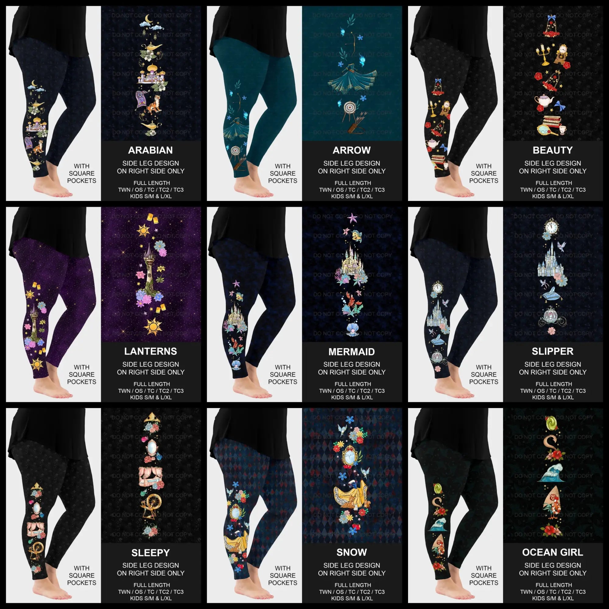 Preorder Custom Side Print Leggings - Closes 12 Nov