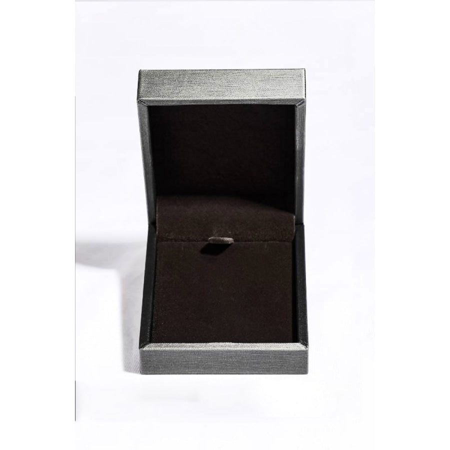 10 Carat Moissanite Teardrop Pendant Platinum-Plated Necklace Silver / One Size