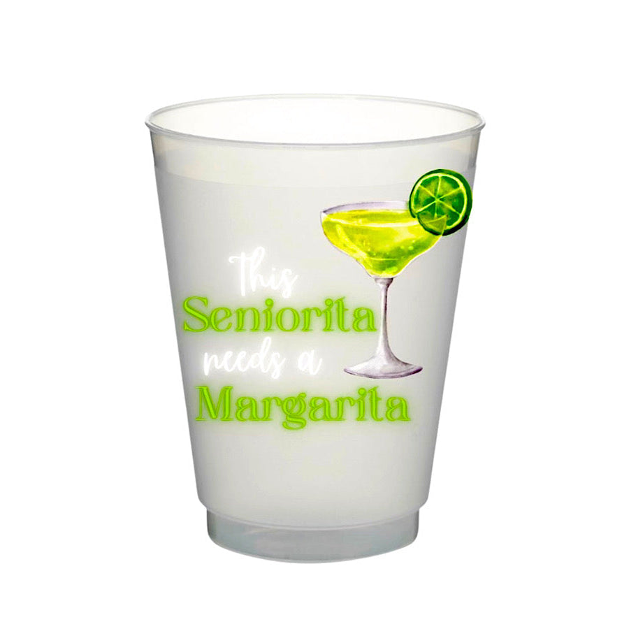 16oz Senorita Needs a Margarita Flex Cup - ETA 4/20 WS 600 Accessories