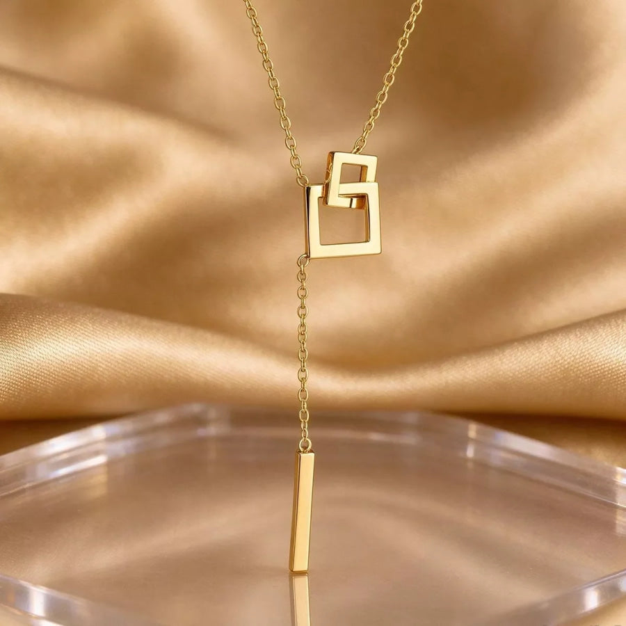 18K Gold-Plated Pendant Necklace Style C / onesize Apparel and Accessories