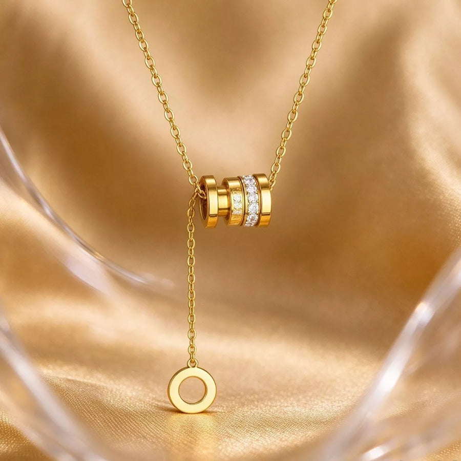 18K Gold-Plated Pendant Necklace Style E / onesize Apparel and Accessories