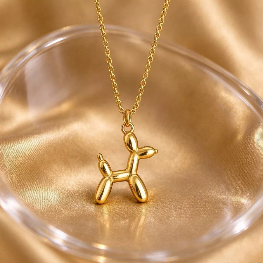 18K Gold-Plated Pendant Necklace Style F / onesize Apparel and Accessories
