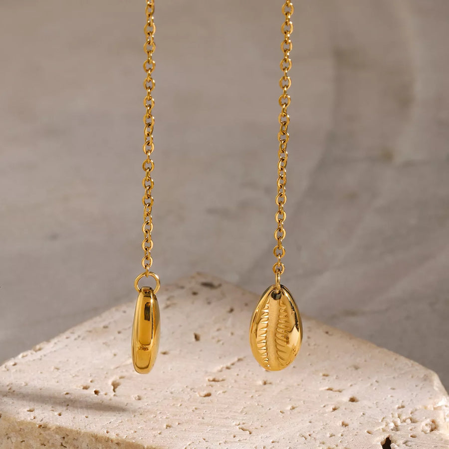 18K Gold-Plated Y-Shaped Necklace Gold / onesize Apparel and Accessories