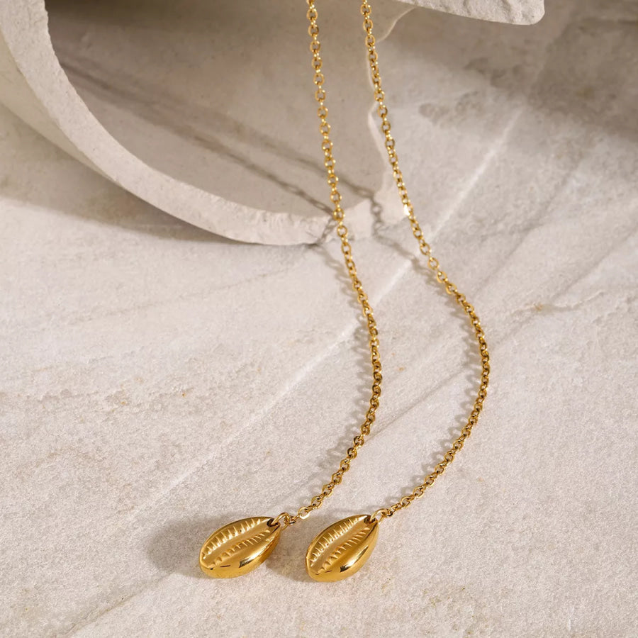 18K Gold-Plated Y-Shaped Necklace Gold / onesize Apparel and Accessories