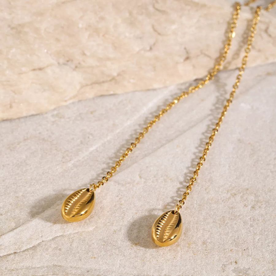 18K Gold-Plated Y-Shaped Necklace Gold / onesize Apparel and Accessories