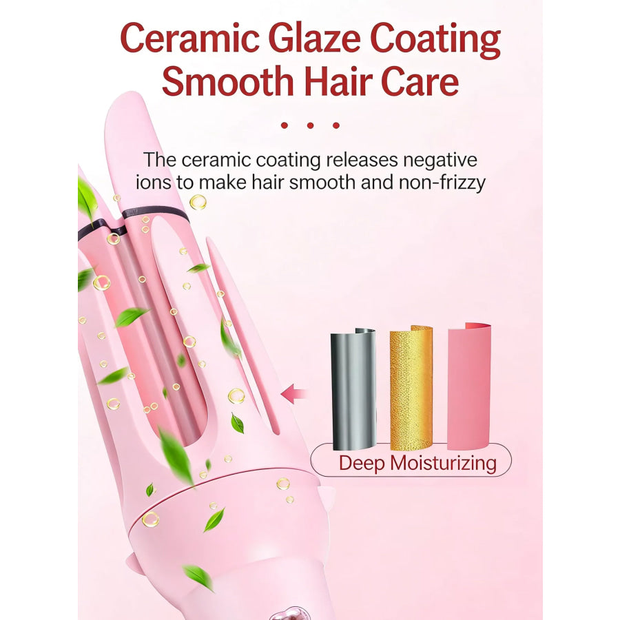 2-in-1 Automatic Rotating Ceramic Curling Iron Apparel and Accessories
