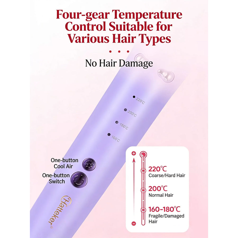 2-in-1 Automatic Rotating Ceramic Curling Iron Apparel and Accessories