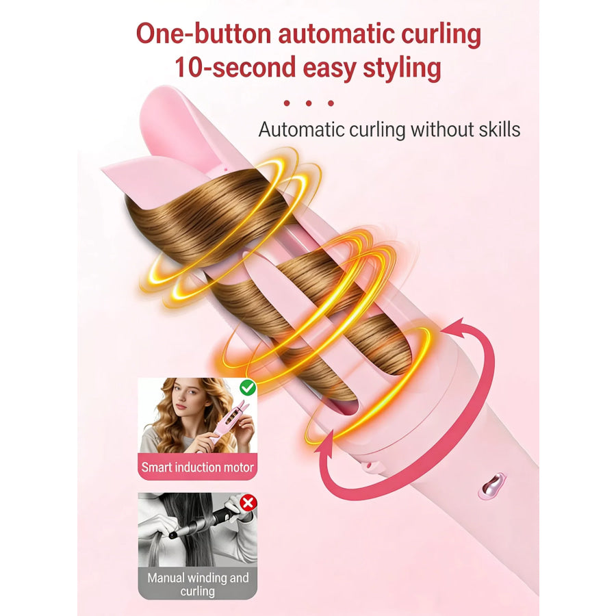 2-in-1 Automatic Rotating Ceramic Curling Iron Apparel and Accessories