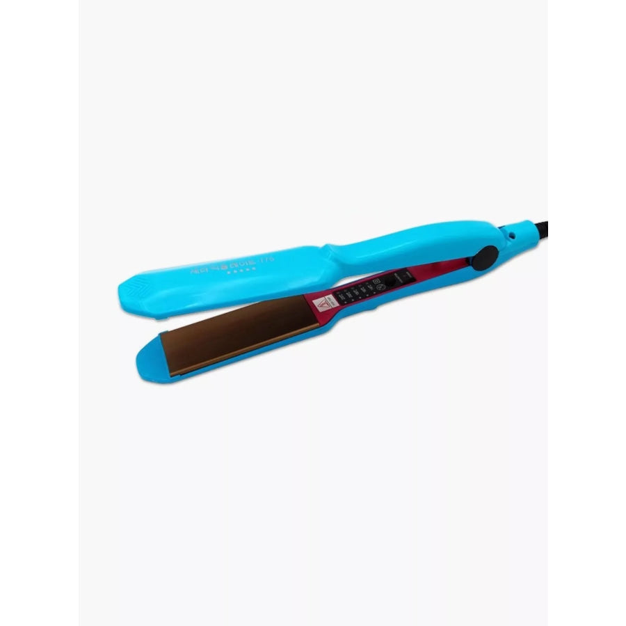 2-in-1 Curling & Straightening Iron Lake Blue Tablet Clip / European plug Apparel and Accessories