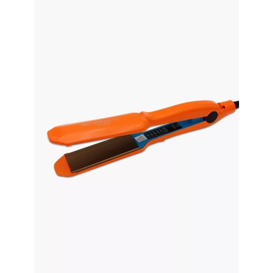 2-in-1 Curling & Straightening Iron Orange Tablet Clip / European plug Apparel and Accessories