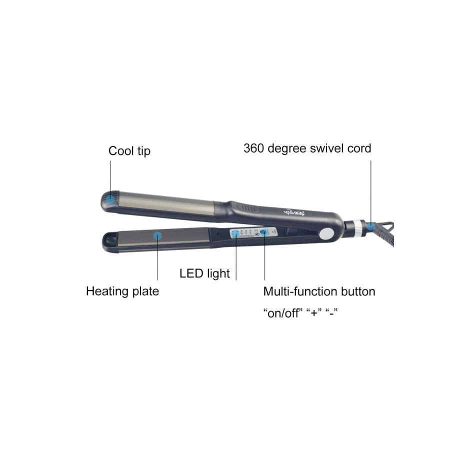 2-in-1 Hair Straightener & Curler Apparel and Accessories