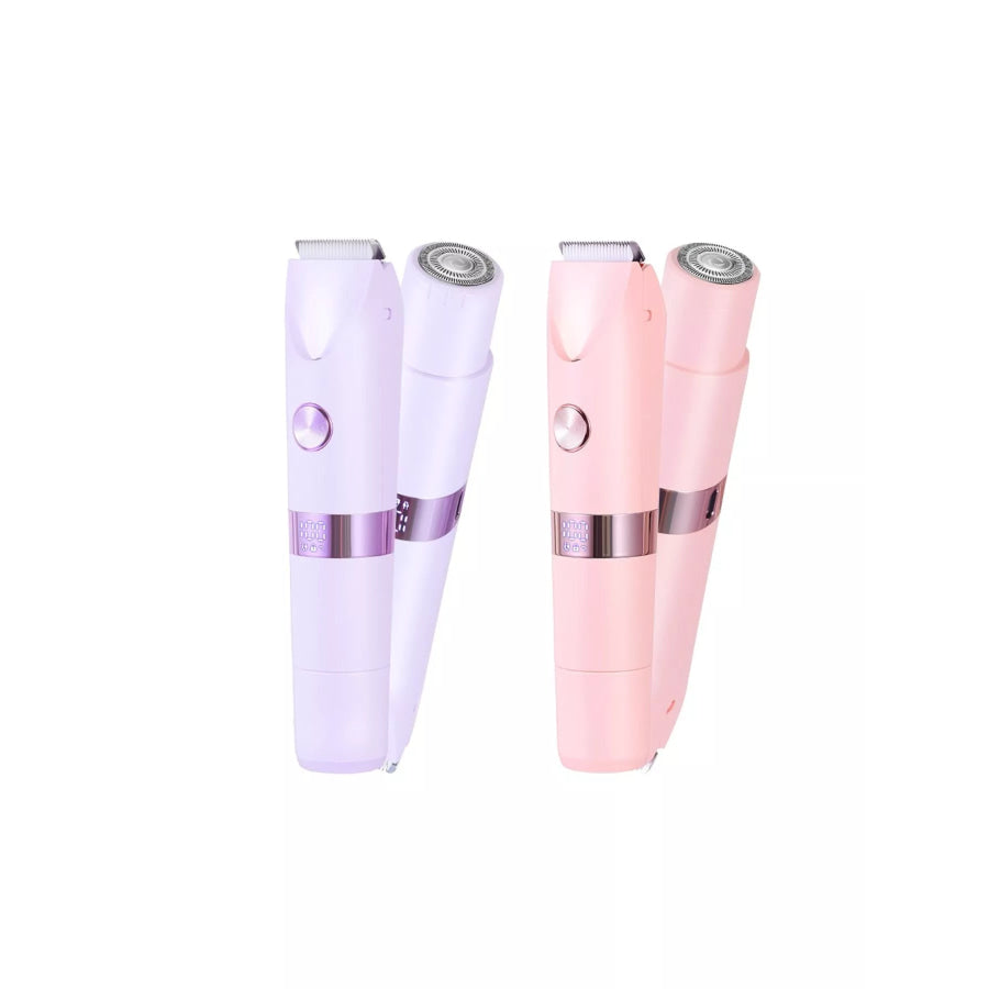 2-in-1 Painless Electric Hair Removal Purple / One Size Apparel and Accessories