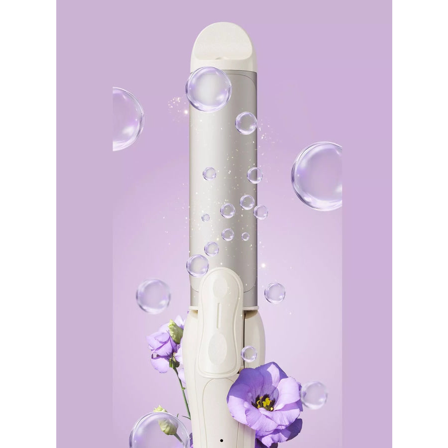 2-in-1 Rotating Hair Curling Iron Beige / European plug Apparel and Accessories