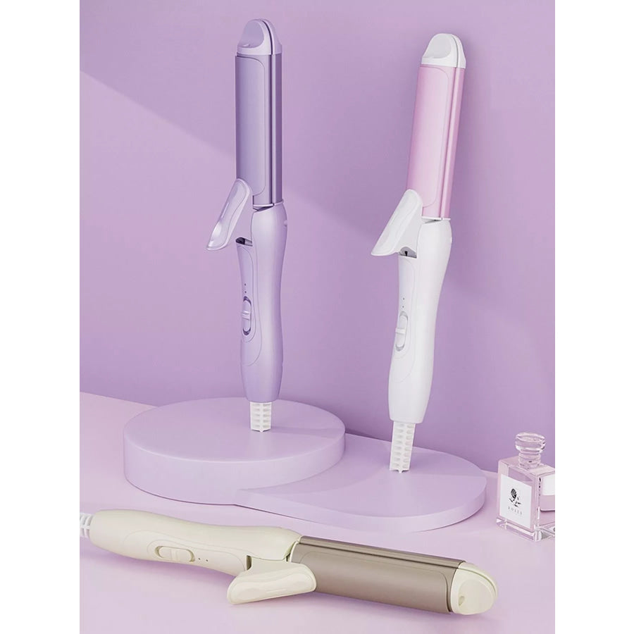 2-in-1 Rotating Hair Curling Iron Beige / European plug Apparel and Accessories
