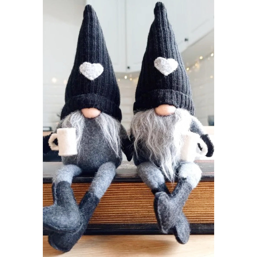 2-Pack Christmas Pointed Hat Faceless Gnomes Black / One Size/2 Pack Apparel and Accessories