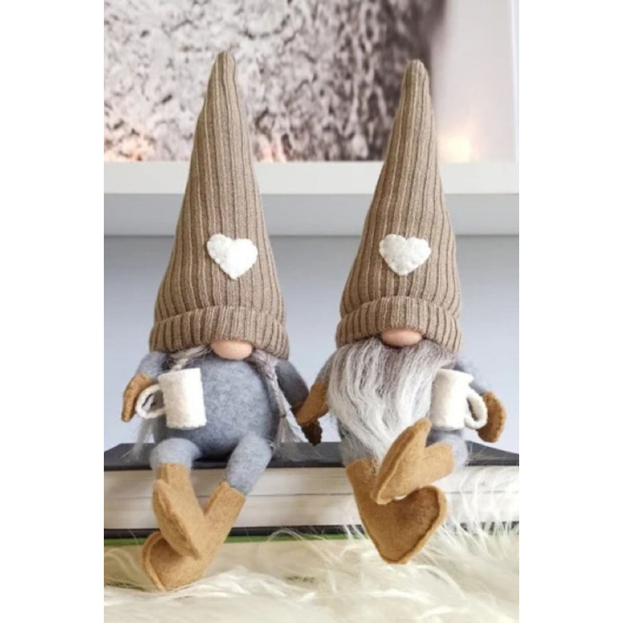 2-Pack Christmas Pointed Hat Faceless Gnomes Oatmeal / One Size/2 Pack Apparel and Accessories