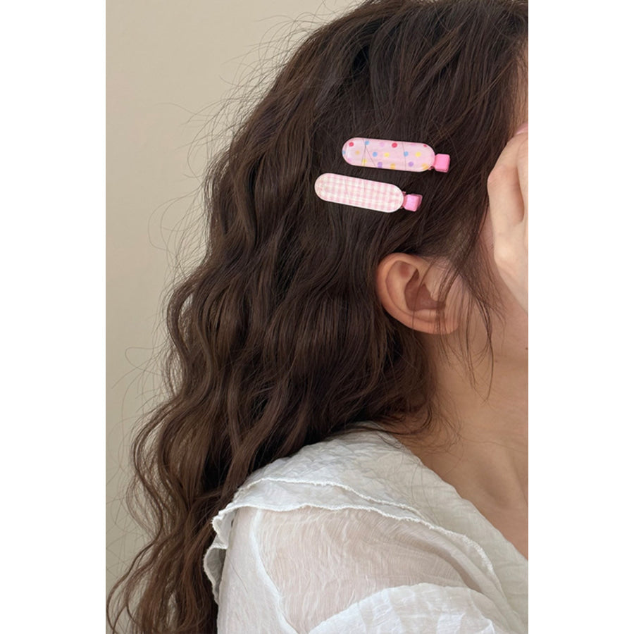 2-Piece Acrylic Hair Pins Apparel and Accessories