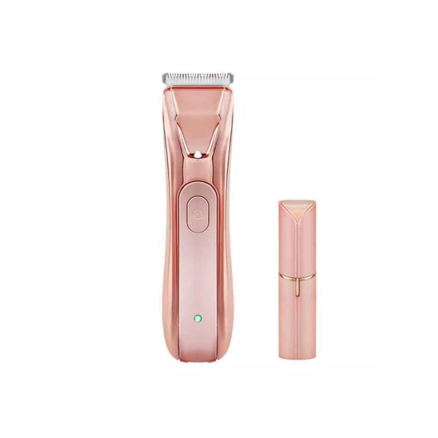 2-Piece Portable Rechargeable Hair Removal Pale Blush / ONESIZE Apparel and Accessories
