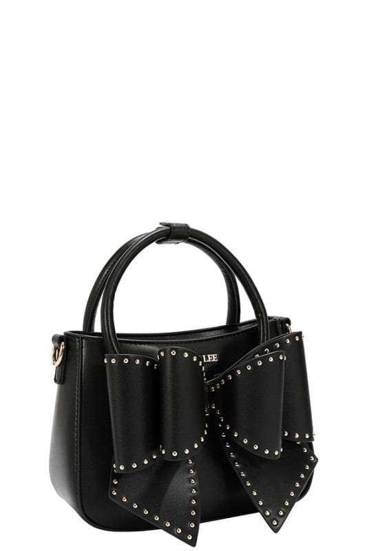 Nicole Lee USA Studded Bow Handbag