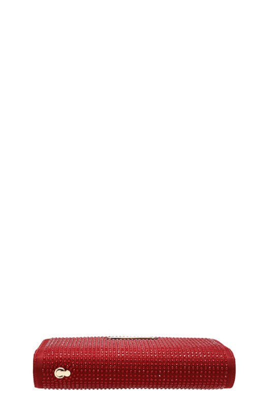 Nicole Lee USA Solid Crystal Bifold Wristlet