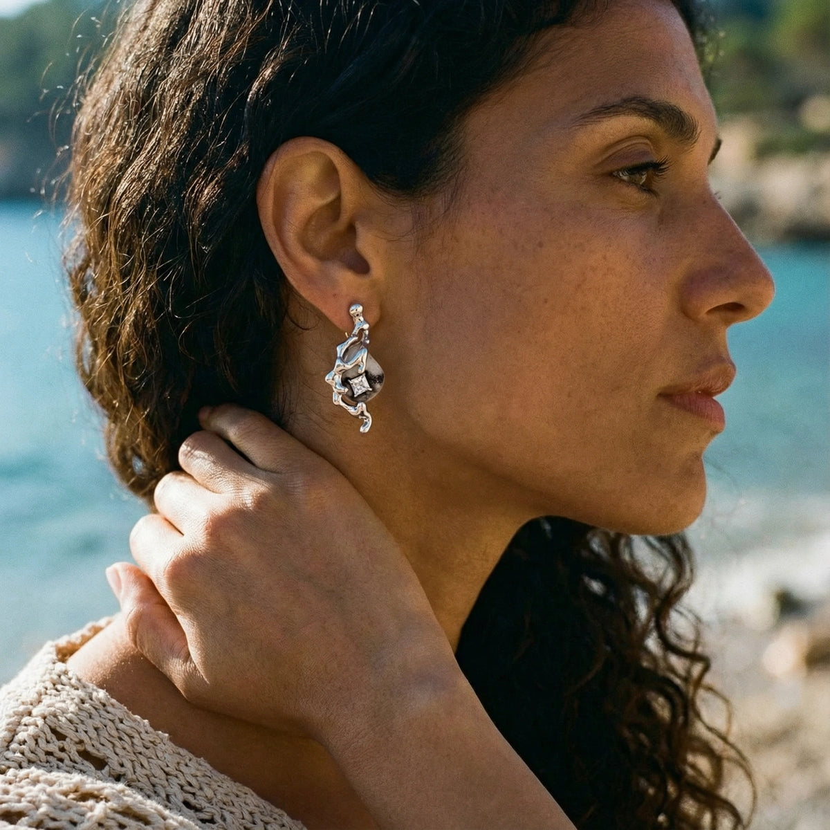 Mystic Serpent Earrings by Sandee Rain