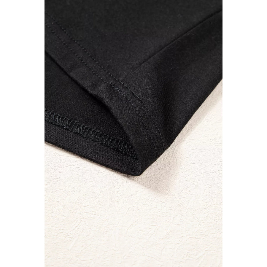 3/4 Sleeve Button Detail Off Shoulder Top Apparel and Accessories