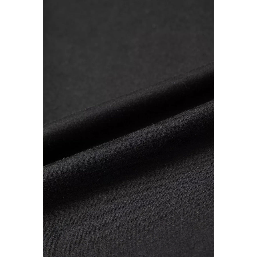 3/4 Sleeve Button Detail Off Shoulder Top Apparel and Accessories