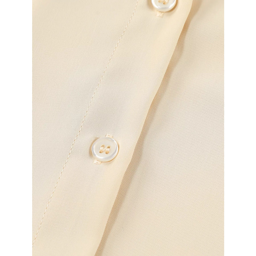 3/4 Sleeve Button Up Shirt Apparel and Accessories