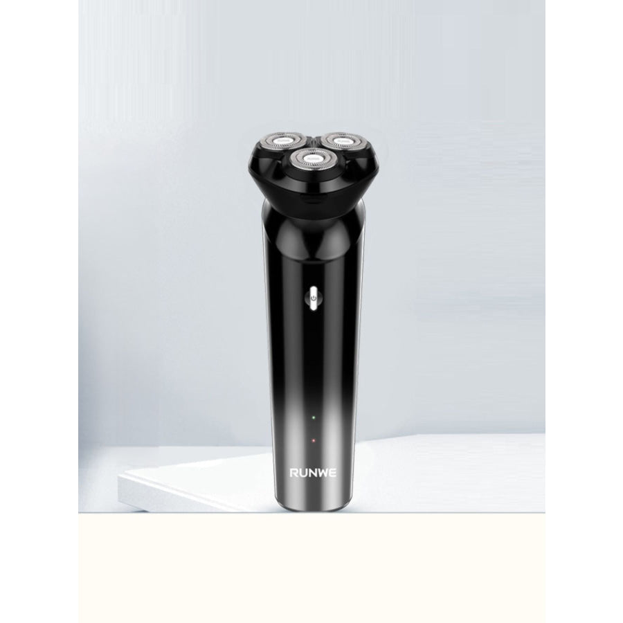 3-Head Rotary Electric Shaver Black / ONESIZE Apparel and Accessories