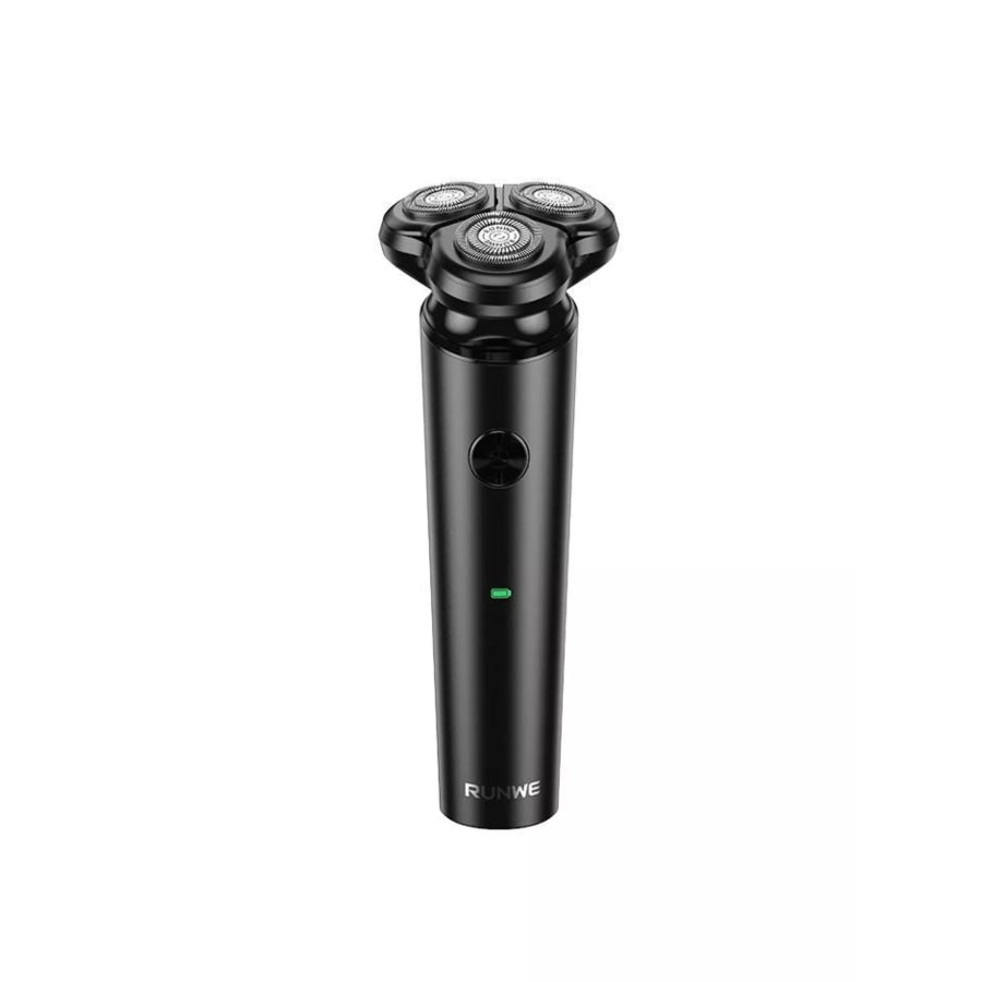 3-Head Rotary Electric Shaver Black / ONESIZE Apparel and Accessories