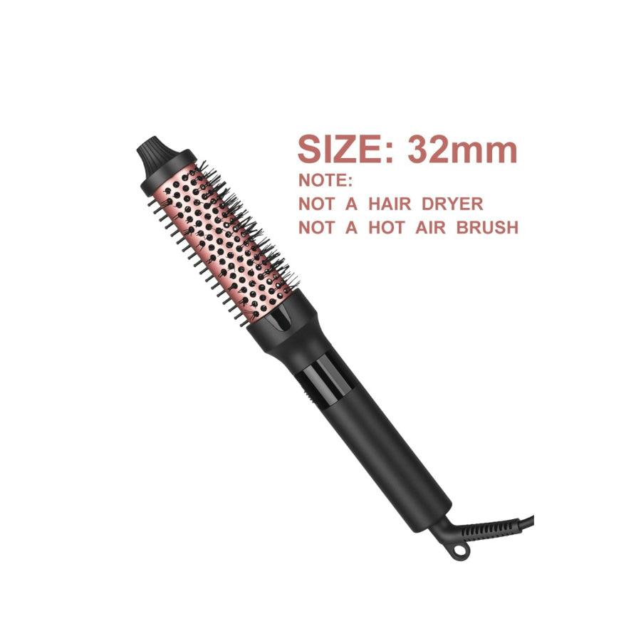 3-in-1 Ceramic Curling Hot Air Brush 32mm / European plug Apparel and Accessories