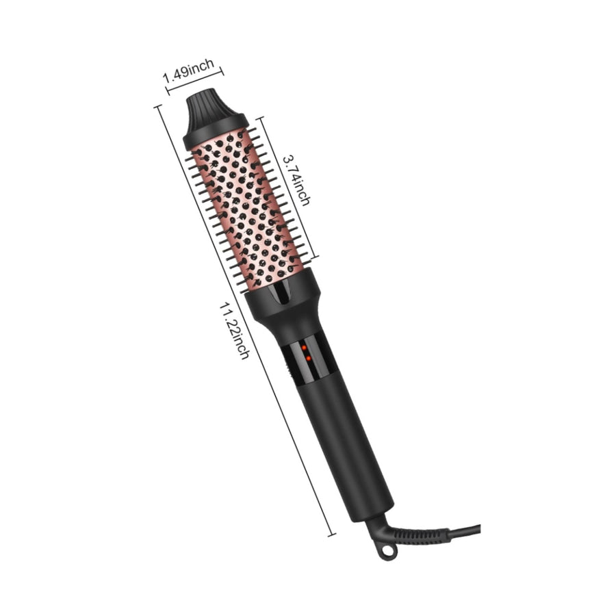 3-in-1 Ceramic Curling Hot Air Brush 38mm / European plug Apparel and Accessories
