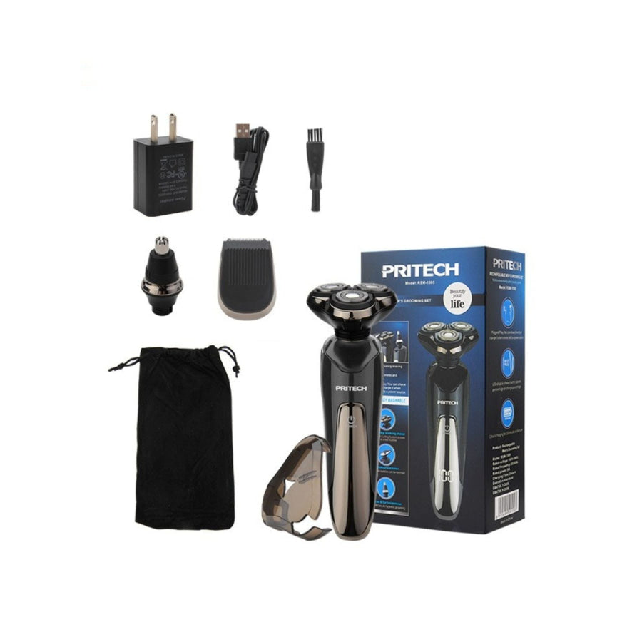 3-in-1 Electric Rotary Shaver Black / ONESIZE Apparel and Accessories