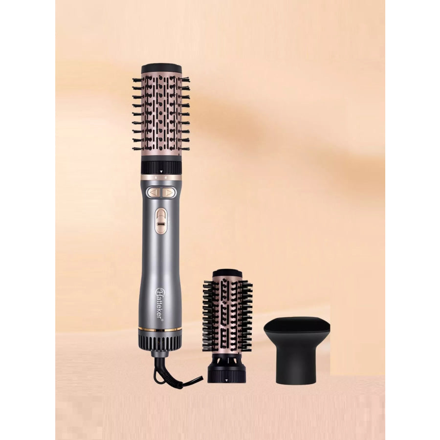 3-in-1 Hot Air Brush Silver / European plug Apparel and Accessories