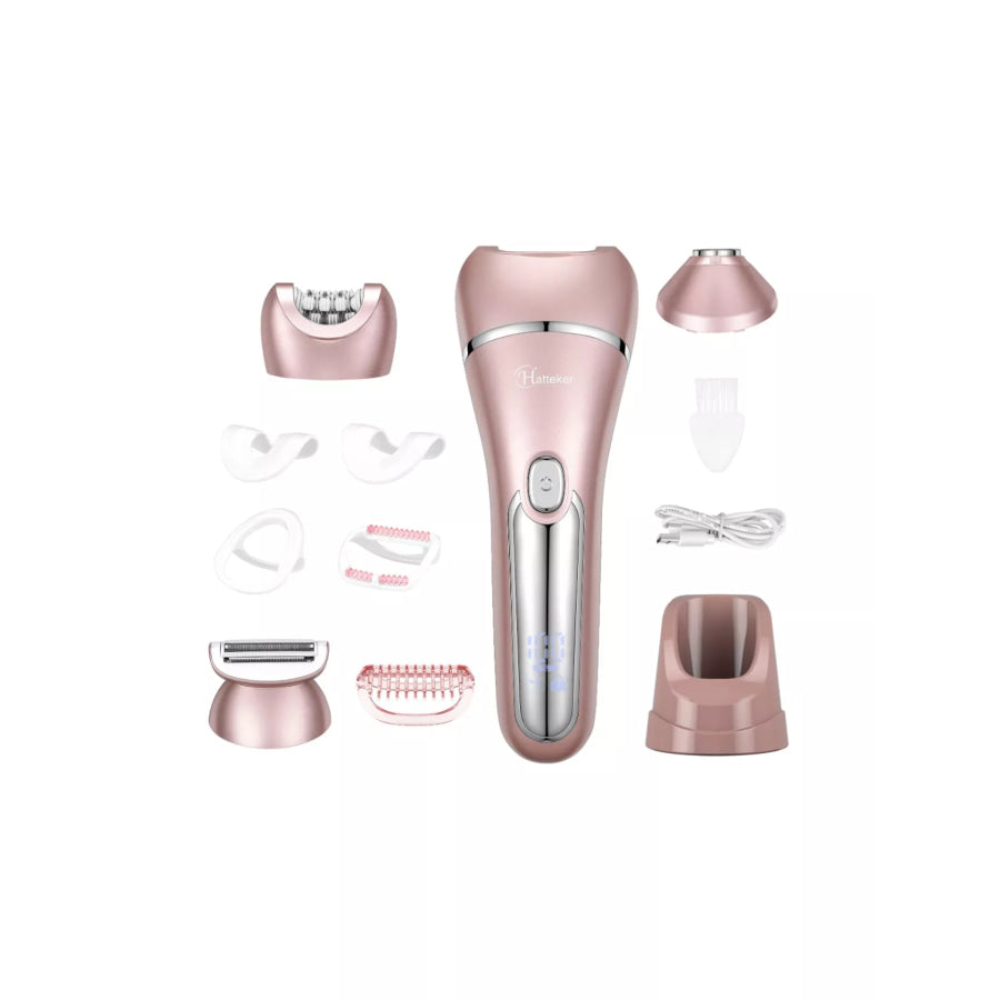 3-in-1 Painless Hair Removal Pink / One Size Apparel and Accessories