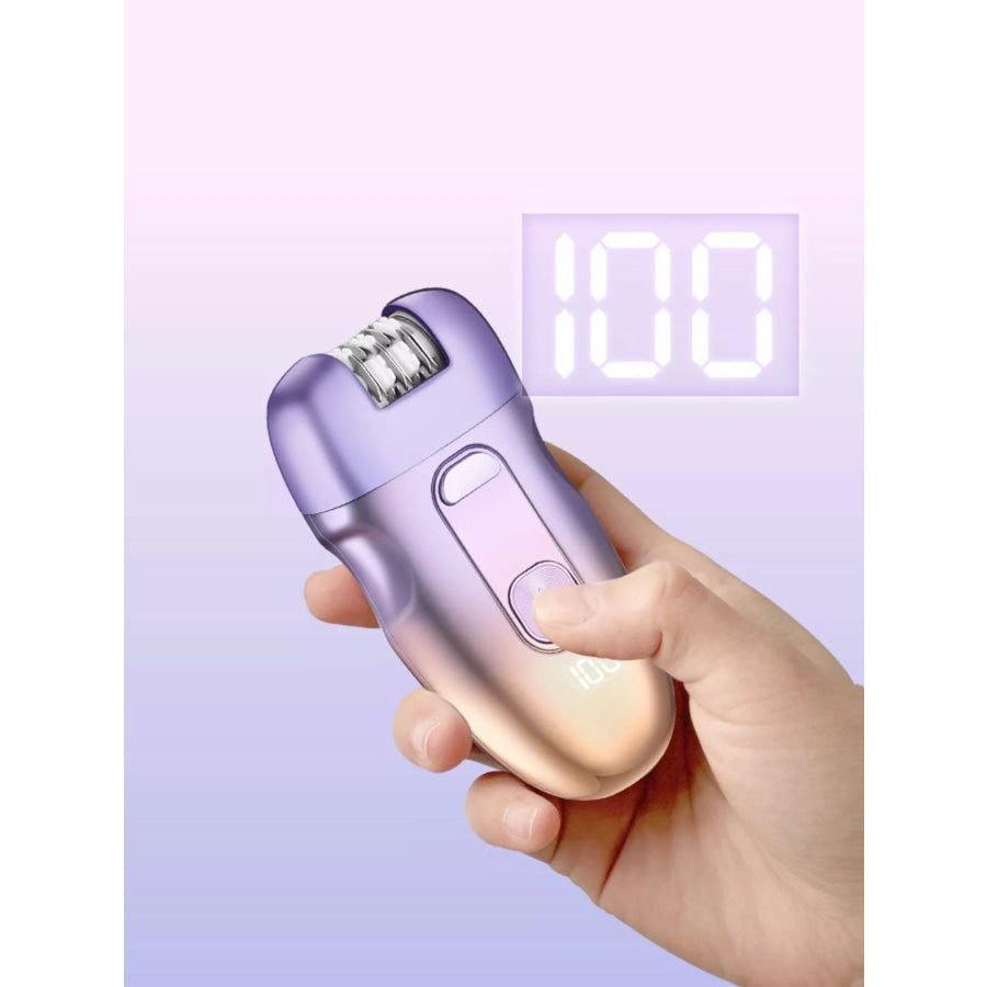 3 in 1 Portable Hair Removal Epilator Lavender / One Size Apparel and Accessories
