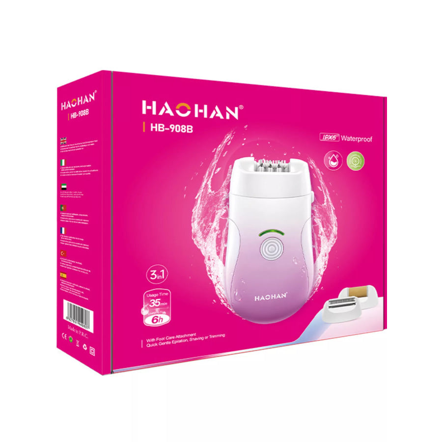 3-in-1 Portable Hair Removal Pink / One Size Apparel and Accessories