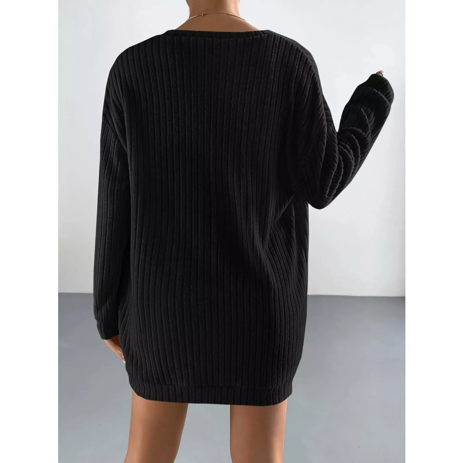 3-Piece Ribbed Knit Cardigan & Tube Top and Shorts Set Apparel Accessories