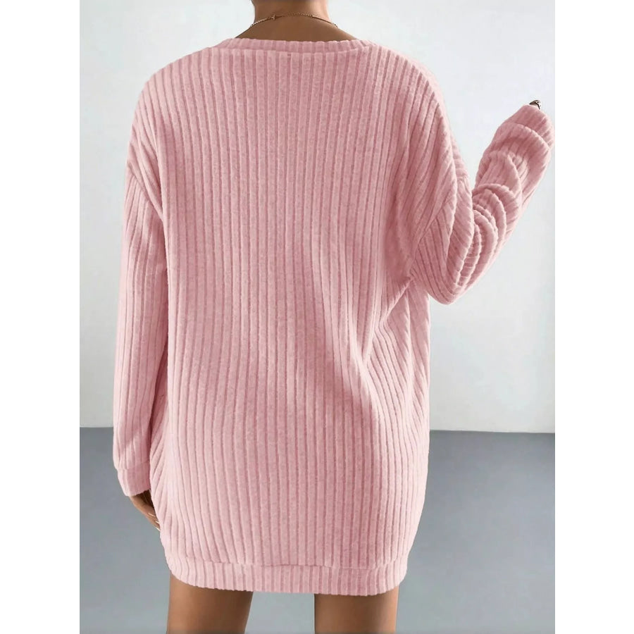 3-Piece Ribbed Knit Cardigan & Tube Top and Shorts Set Apparel Accessories