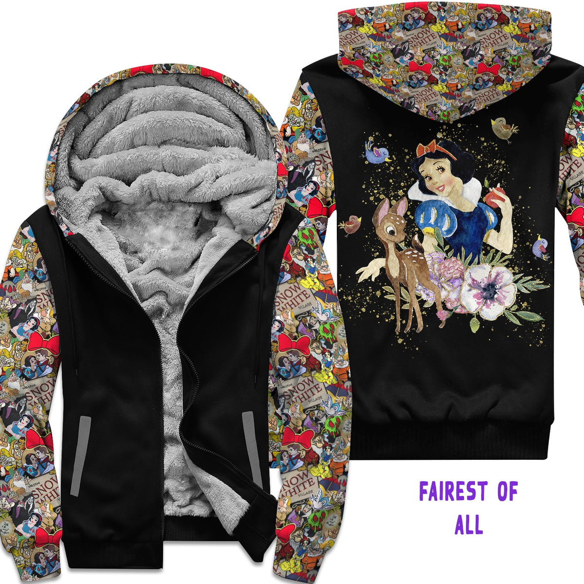 Preorder Custom Zip Hoodie Jacket - Fairest Of All - Closes 1 Dec - ETA early Mar 2025