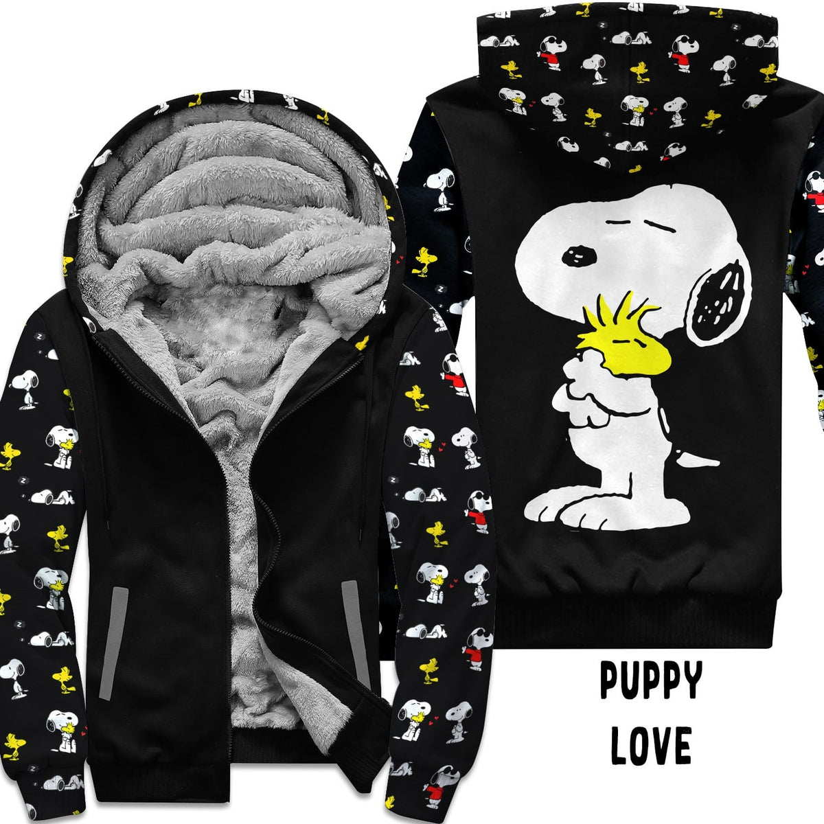 Preorder Custom Zip Hoodie Jacket - Puppy Love - Closes 1 Dec - ETA early Mar 2025