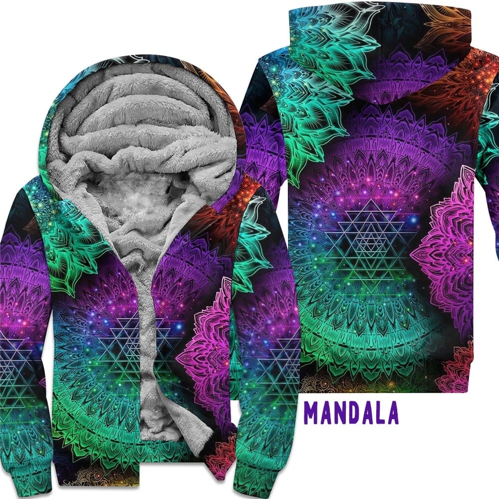 Preorder Custom Zip Hoodie Jacket - Mandala - Closes 1 Dec - ETA early Mar 2025