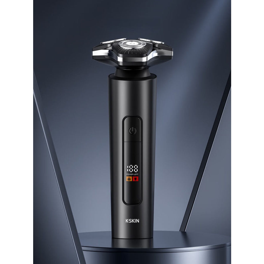 3D Rotary Electric Shaver with LED Display Black / ONESIZE Apparel and Accessories