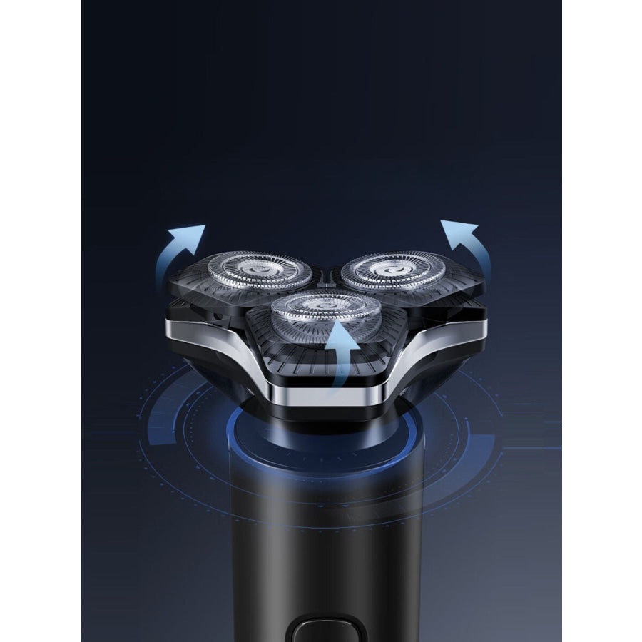 3D Rotary Electric Shaver with LED Display Black / ONESIZE Apparel and Accessories