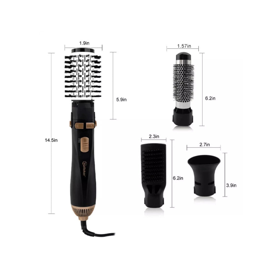 4-in-1 Household Hair Dryer Kit Black Gold / European plug Apparel and Accessories