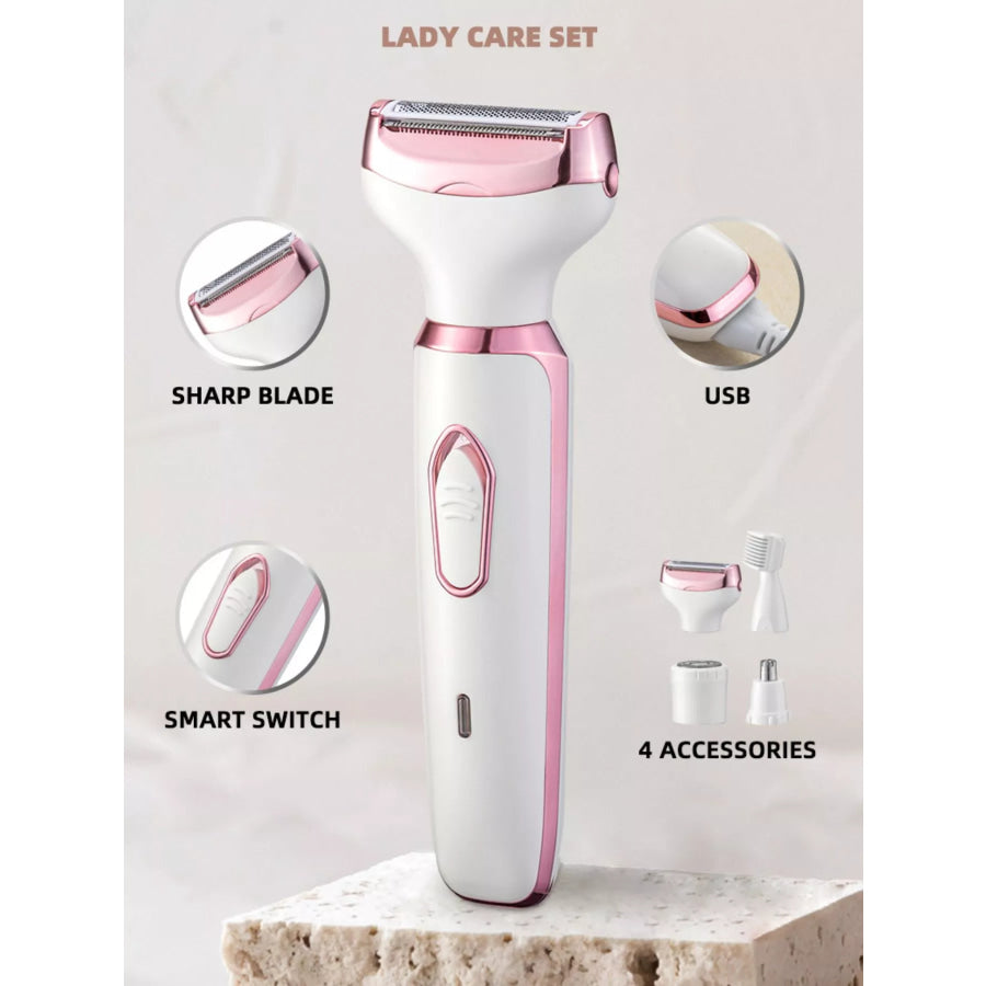 4-in-1 Multifunctional Painless Hair Removal White / One Size Apparel and Accessories