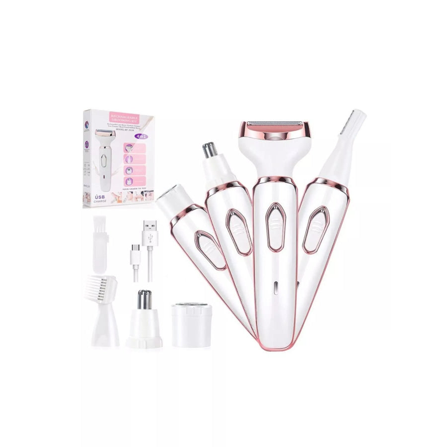 4-in-1 Multifunctional Painless Hair Removal White / One Size Apparel and Accessories