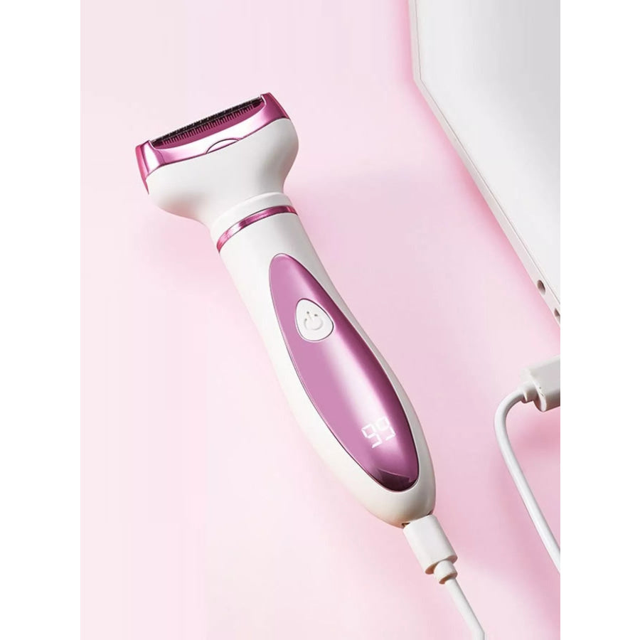 4-in-1 Multifunctional USB Rechargeable Painless Electric Hair Remover Pink / One Size Apparel and Accessories